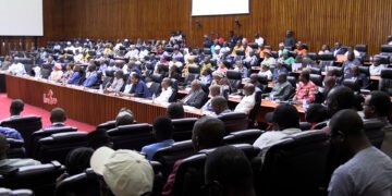 Assemblée Nationale de Guinée, à la présentantion de la LFRIsmael Nabé, Ministre du Plan de la Coopération Internationale et du Développement 2026